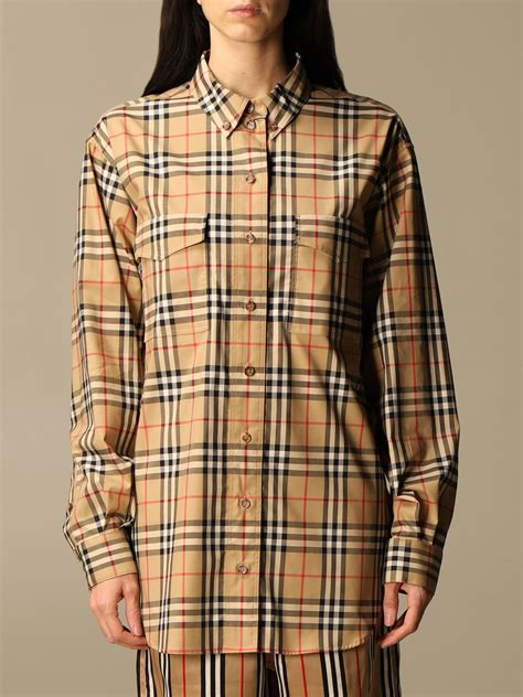 camisas burberry mujer|burberry flannel men's.